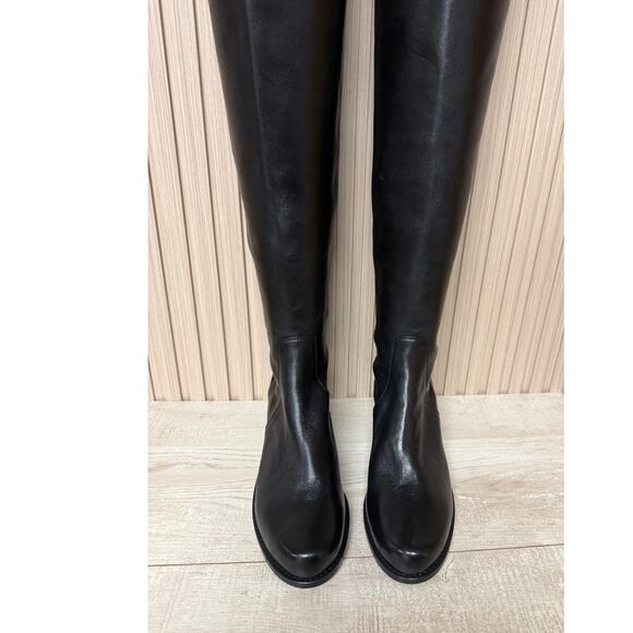 Stuart Weitzman Women's Reserve Over the Knee Leather Boots Sz 7 - Picture 9 of 13